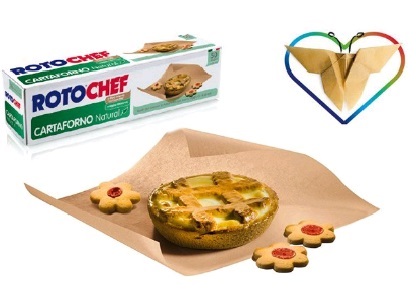 Carta da forno in cellulosa vergine non sbiancata 50mt