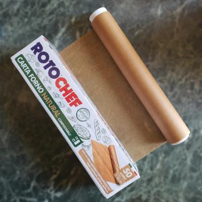 Carta forno eco Carta da forno in cellulosa vergine non sbiancata 50mt