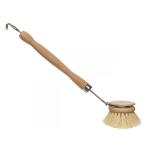 Spazzola in legno e fibre vegetali per lavare i piatti Spazzola ecologica per lavaggio piatti in maniera sostenibile plastic-free