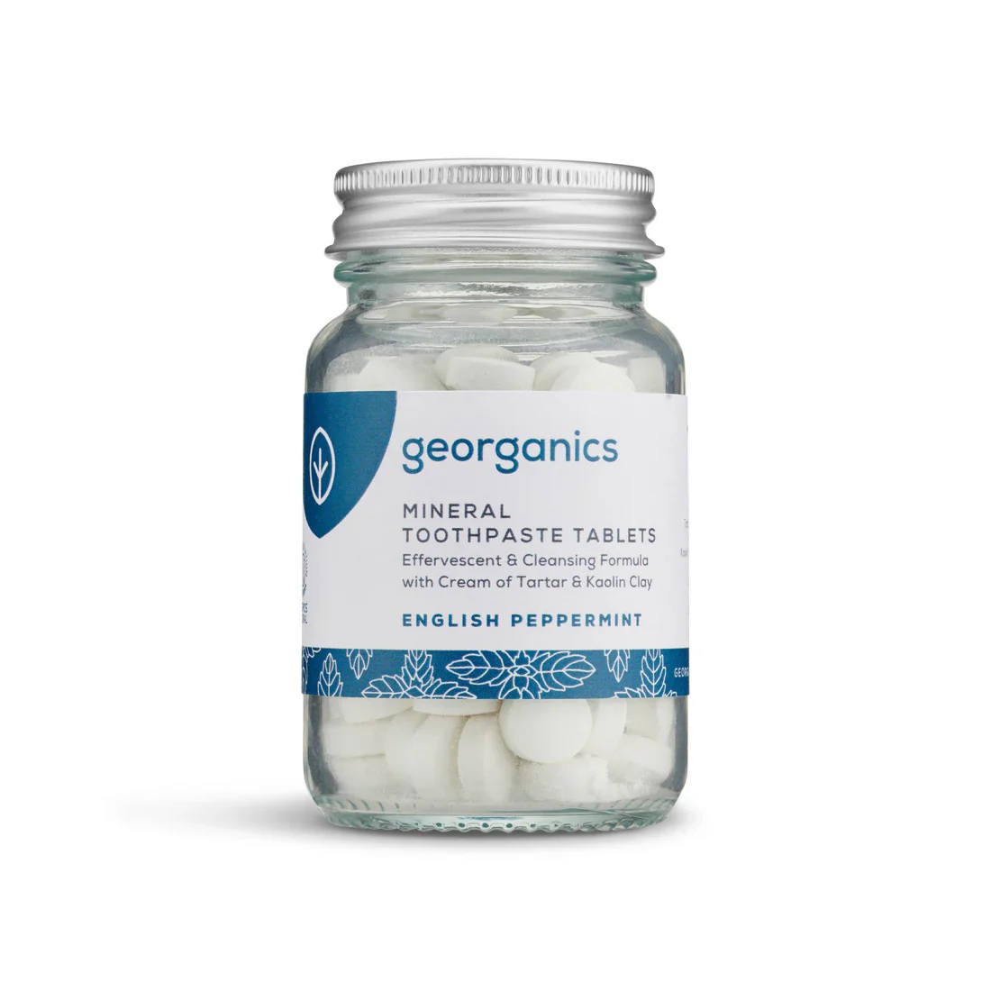 Confezione da 120 pastiglie di dentifricio gusto menta piperita