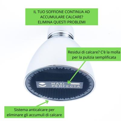 soffione doccia anti calcare